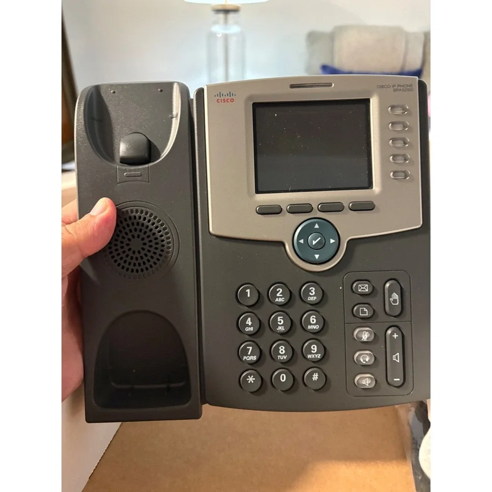 Cisco SPA525G2 5-Line IP Phone Small Business VoIP WiFi Bluetooth SPA525G V01 - Picture 2 of 4